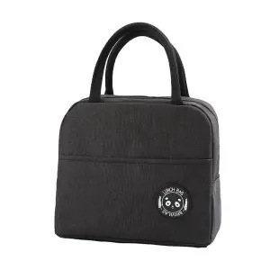 Picture of Thickened aluminum foil lunch bag office worker lunch box insulation bag handbag insulation bag with rice students large capacity wholesale