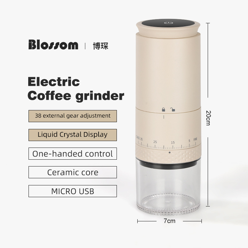 Picture of Cross-Border Portable Electric Coffee Grinder USB Rechargeable Coffee Grinder Coffee Grinder New