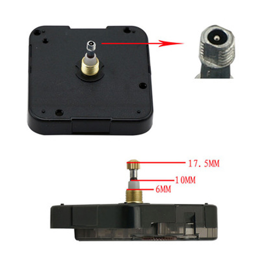 Large torque DIY wall clock movement 8828I shaft square hole movement time needle gap widened quartz clock movement