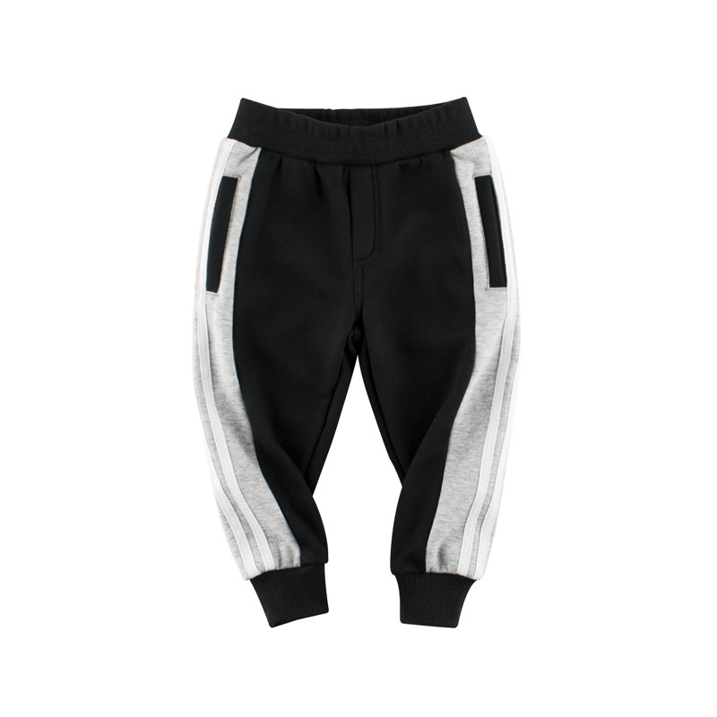 Picture of 27kids brand clothing Korean children's clothing wholesale autumn and winter new boys sports pants velvet children's pants
