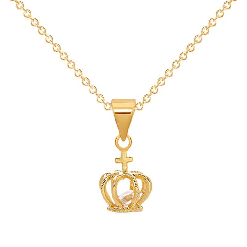 Simple geometric lantern pendant necklace titanium steel elegant temperament clavicle chain 2025 new fashion net red neck chain for women