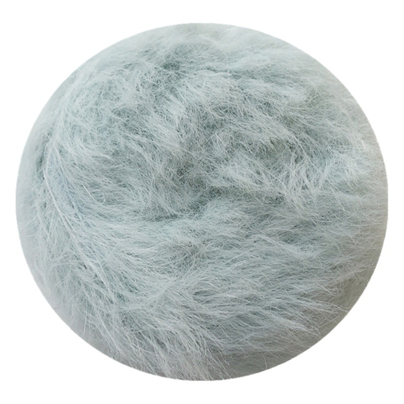 Sichuan Color Hand Mixed Line Soft Waxy Long Hair Imitation Mink Fleece Scarf Sweater Bag Baby Clothes Hat Knitted Long Hair Imitation Mink Hair