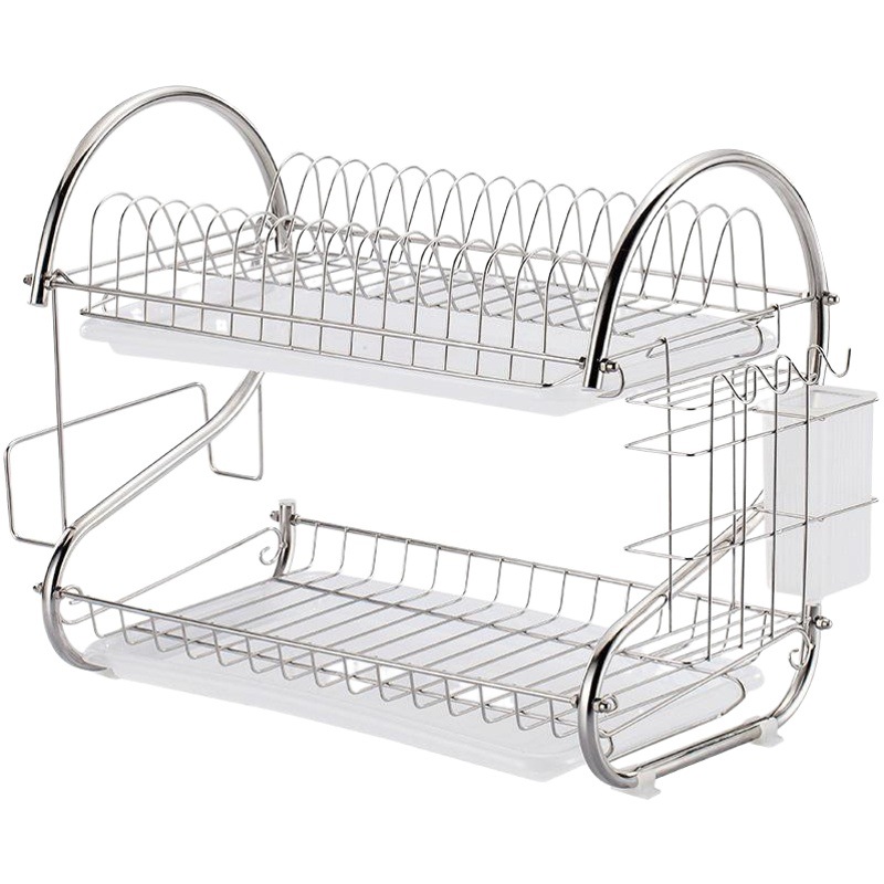 Storage Rack Multi-Layer Household Drain Rack Dish Rack Kitchen Floor Cabinet Dish Rack Storage Miscellaneous Rack