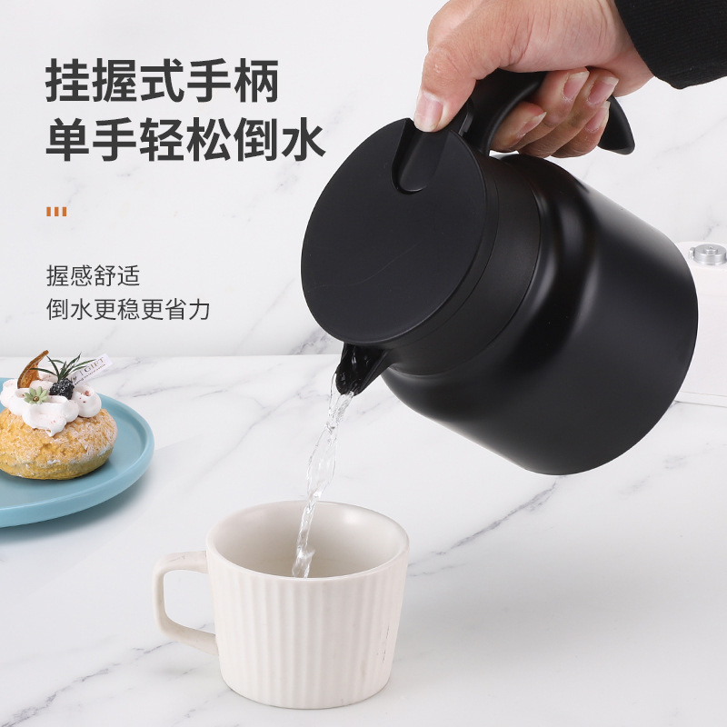 Picture of New super large capacity 316 stainless steel stewed teapot smart household pot handle insulation pot gift pot
