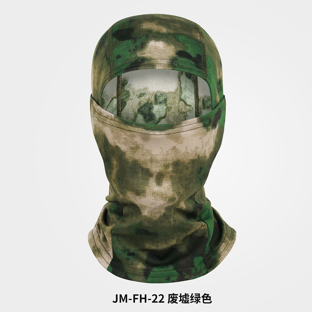 Picture of Outdoor Sports Dust-proof Sunscreen Riding Headgear Motorcycle Helmet Mask Summer Camouflage Balaclava Hat