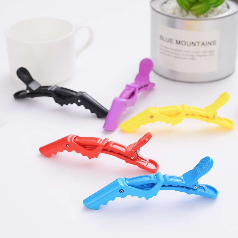 Picture of Multi-functional hair styling clip positioning partition alligator clip long mouth clip crane mouth clip curly hair stylist's choice