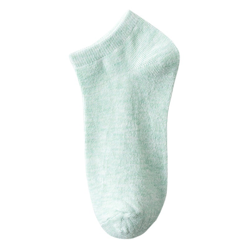 Boat Socks for Women Pure Color Non-Falling Spring and Summer Thin Shallow Socks for Women Spring and Summer Cotton Socks Invisible Candy Color Short Socks