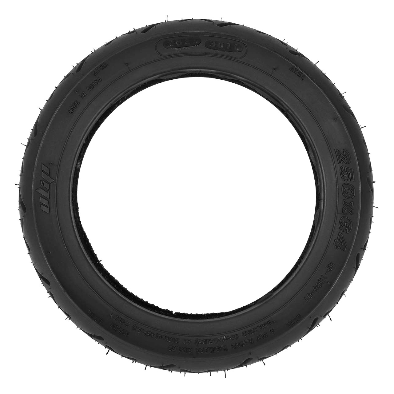 Ulip250 * 64 road vacuum tire wing pattern solid tire MI4Ultra NAVEE S65 scooter tire