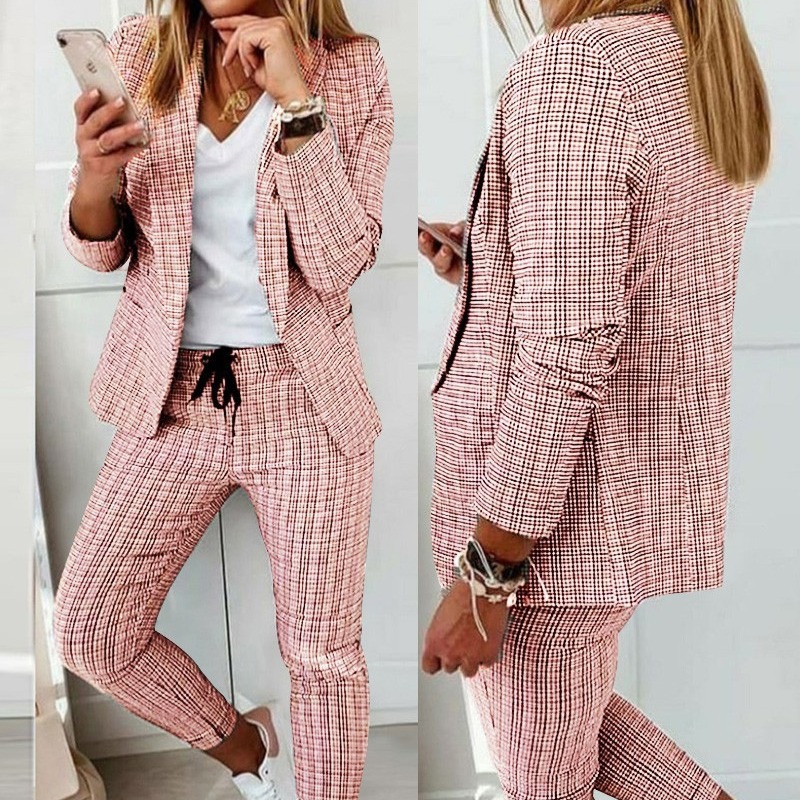 2022wish Amazon independent station new casual fashion suit suit women's suit