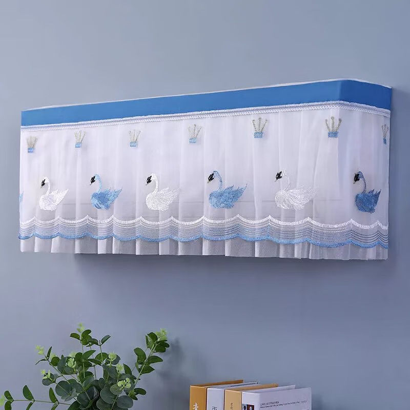 Air conditioning cover dust cover anti-direct blowing hanging wind curtain wholesale wall-mounted Nordic boot does not take the wind curtain manufacturers
