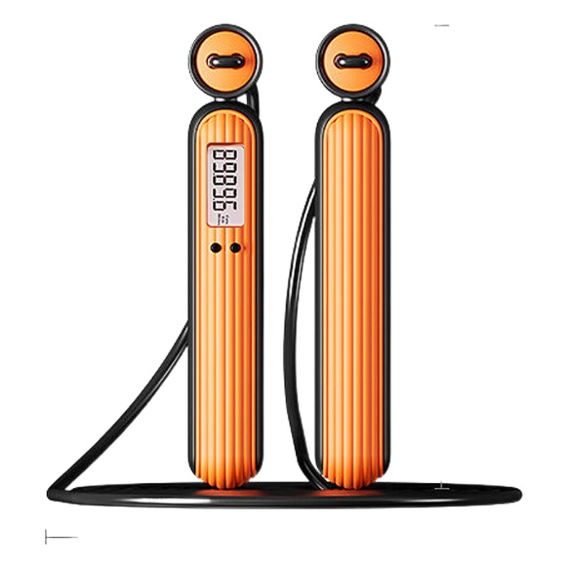 Cordless Skipping Rope for Women's Fitness Fat Burning Weight-Bearing Wire Rope Student Sports High School Entrance Examination Digital Counting Portable Weight-Bearing Skipping Rope