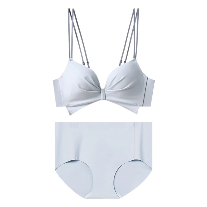 Authentic Beautiful Back Intimates for Women, Summer Fixed Cup, No Steel Ring, Pure Desire, Adjustable Small Breast Push-Up Intimates, Thick Bottom and Thin