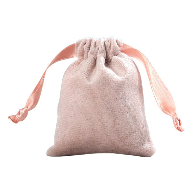 Spot wholesale flannel bag manufacturers custom bracelet jewelry bag storage flannel bundle pocket jewelry bag small cloth bag