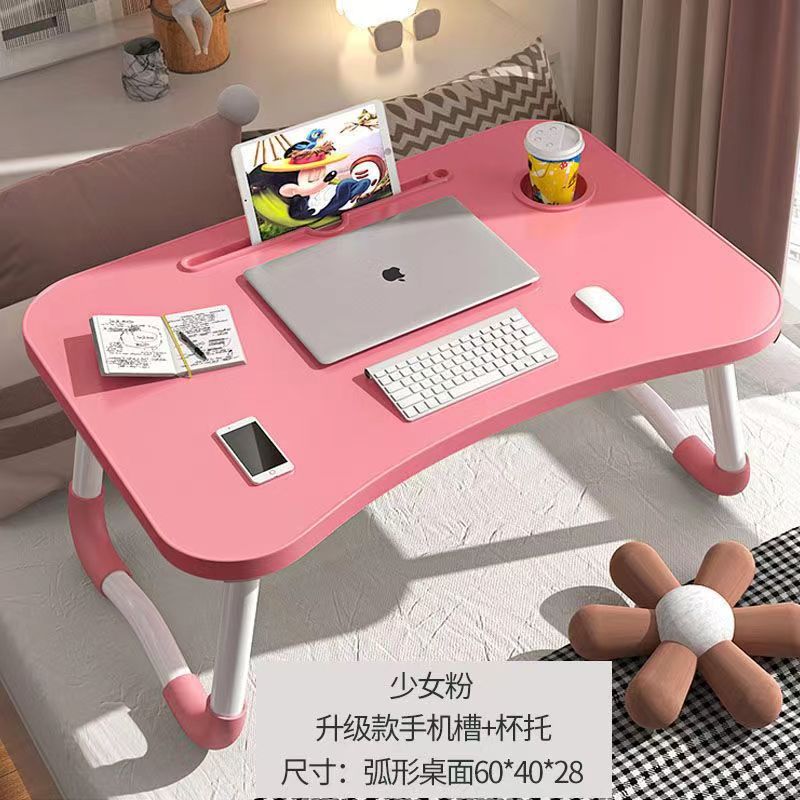 Picture of Bed Desk Foldable Laptop Desk Student Bedroom Dormitory Study Desk Office Small Desk Portable