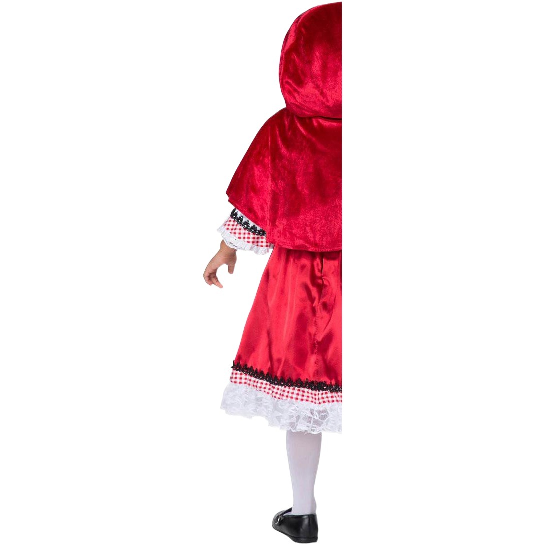 S-XL Halloween Costume Girls Children Cosplay Cute Anime Little Red Riding Hood Stage Costume Performance Costume
