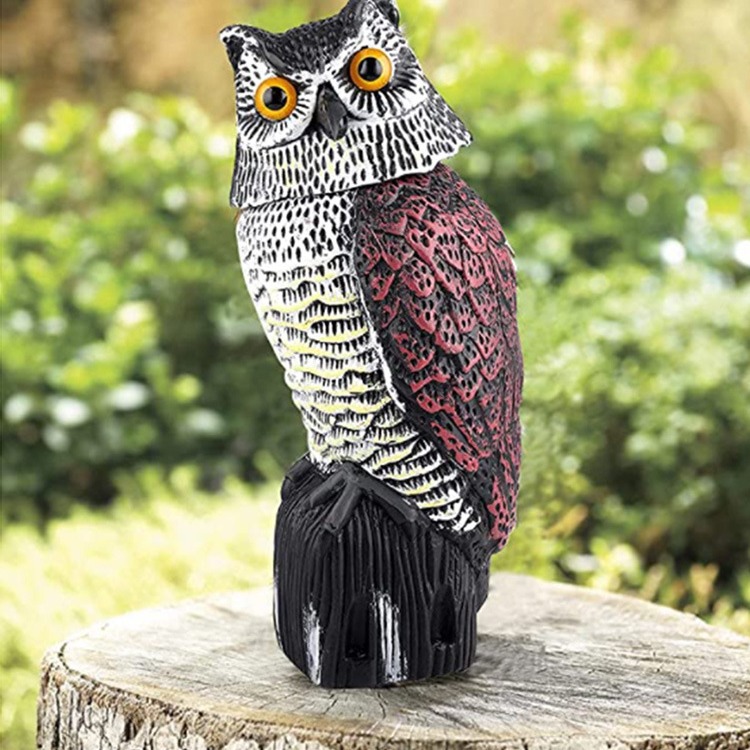 Cross-border garden decoration simulation owl decoration creative animal model small yard landscape gardening decoration