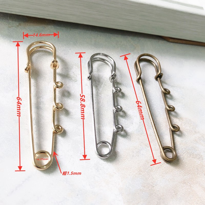 Picture of Anti-slip buckle pin around the ring large pin brooch wholesale safety buckle pants skirt change waist pin ladies waist artifact