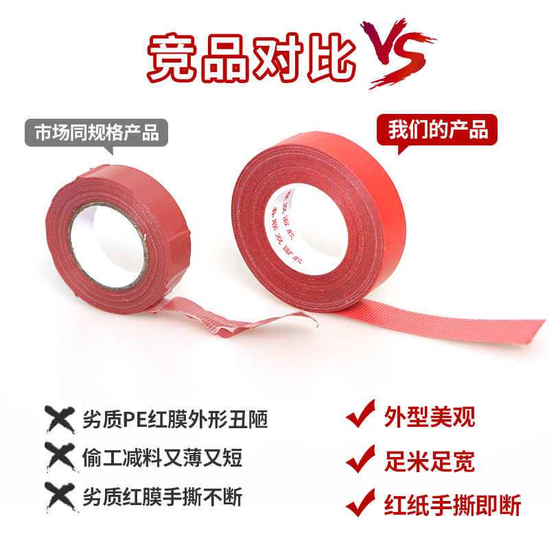 Picture of New Spring Couplets Double-Sided Tape for Couplets, Double-Sided Tape for Wedding Car Window Decorations, Spring Couplets Tape, Couplets Double-Sided Tape