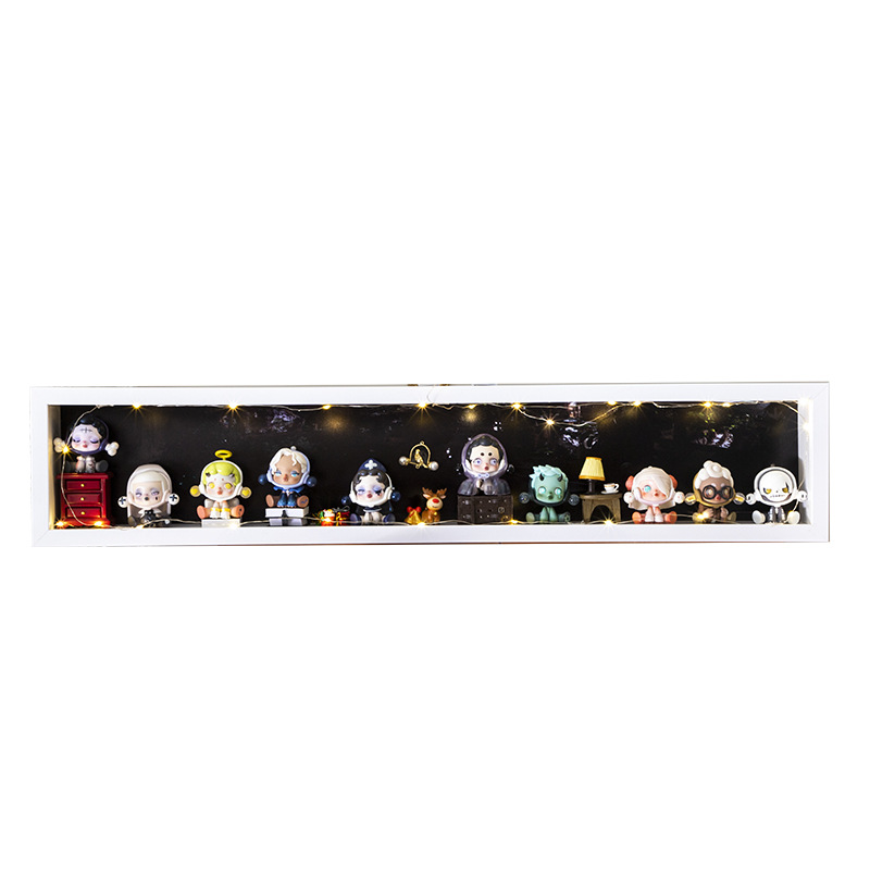 Picture of Bubble Mart Blind Box Storage Photo Frame 10inch Ono DIY Scene Frame Transparent Hollow Desktop Ornament Six 6inch
