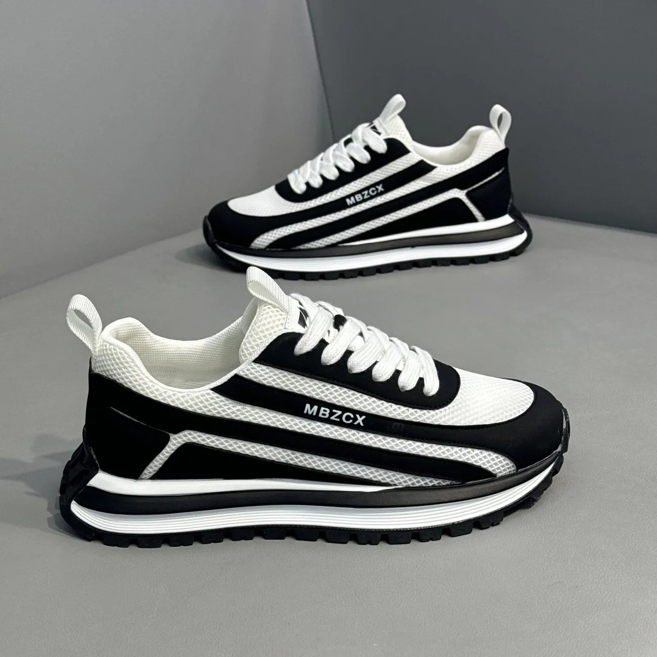 Men's 2025 Trendy Fashion Popular Versatile Student Red Shoes Non-Slip Wear-Resistant Casual Thick-Soled Height-Increasing Sneakers Men's Shoes