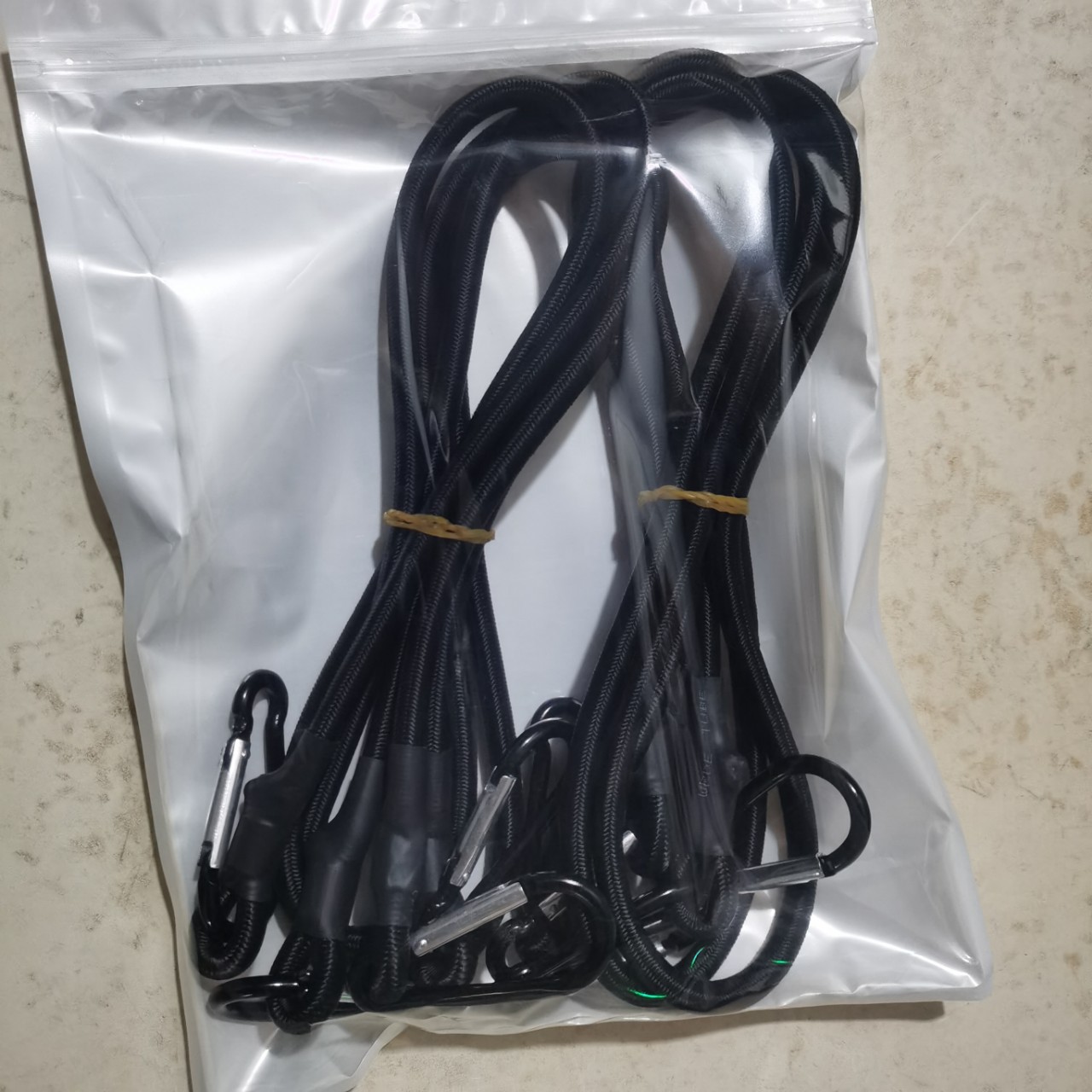Picture of Wholesale high elastic luggage binding rope beef tendon core elastic rope with hook motorcycle helmet rope trunk fixing belt