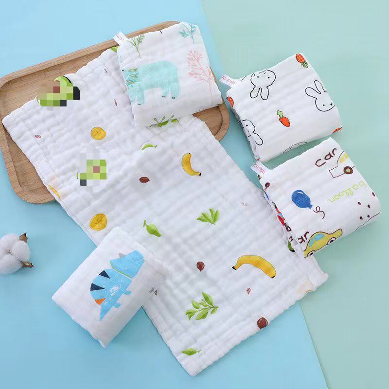 Children's Gauze Towel 25*50 High Density Gauze Children's Towel Cotton Wash Towel Baby's Gauze Wipe Face Towel