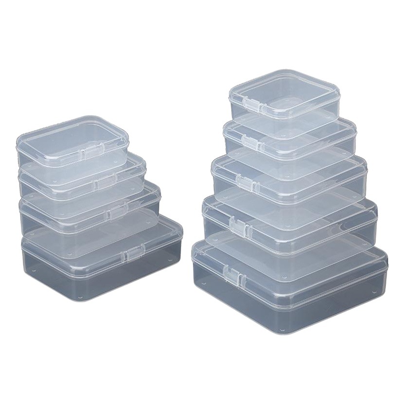 Manufacturers supply a large number of various PP plastic box rectangular, small workpiece box, storage box, plastic box