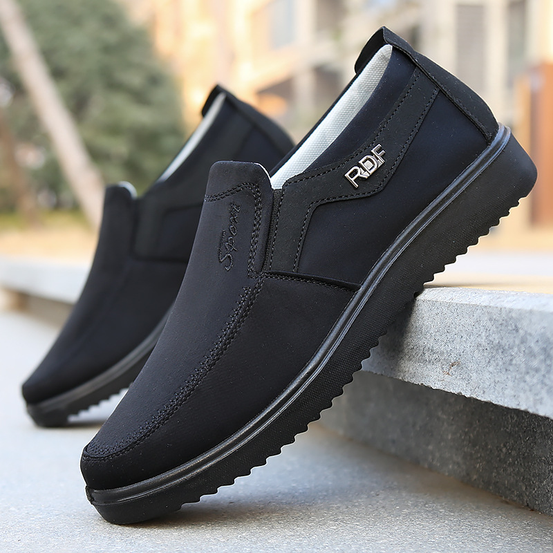 Picture of Factory wholesale plus size polyurethane cloth shoes old Beijing cloth shoes waterproof wear-resistant lightweight one-foot casual shoes for the elderly