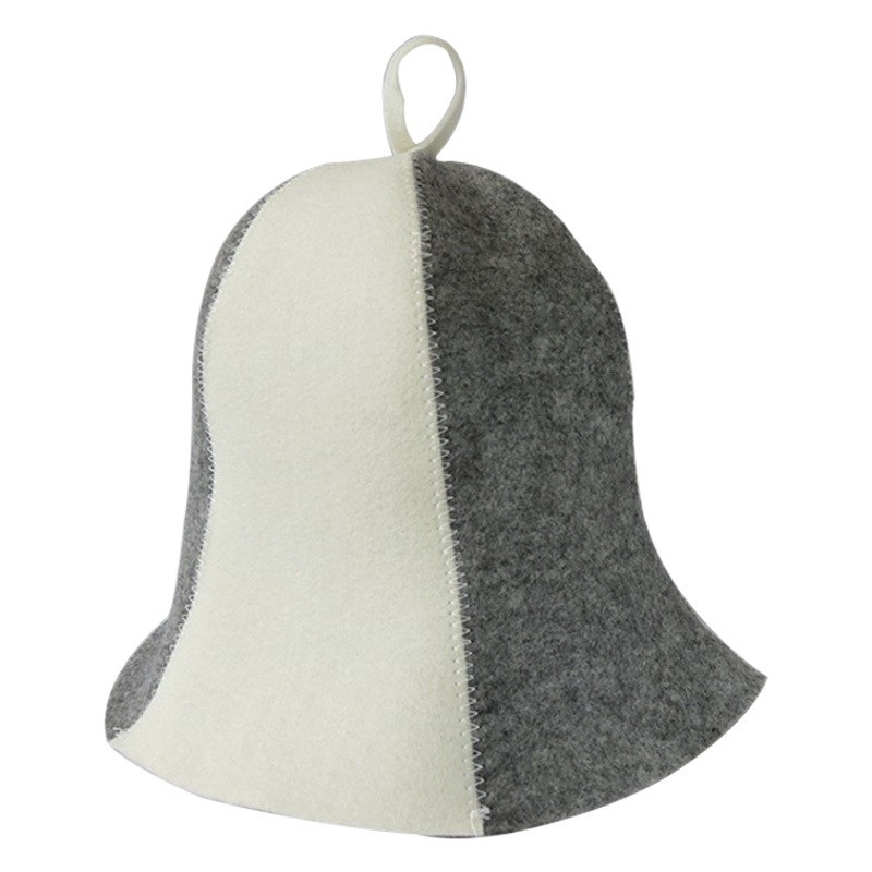 Wholesale Felt Sauna Hat Dry Hair Cap Thickened Water-Absorbent Insulated Felt Cap Can Be Added with Logo Cross-Border Amazon Supply
