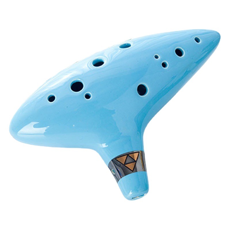 Ocarina 12-Hole Ac Hot-Selling Musical Instrument Manufacturer Ocarina Shiba Alto C Key Ocarina Wholesale Ac Wind Instrument