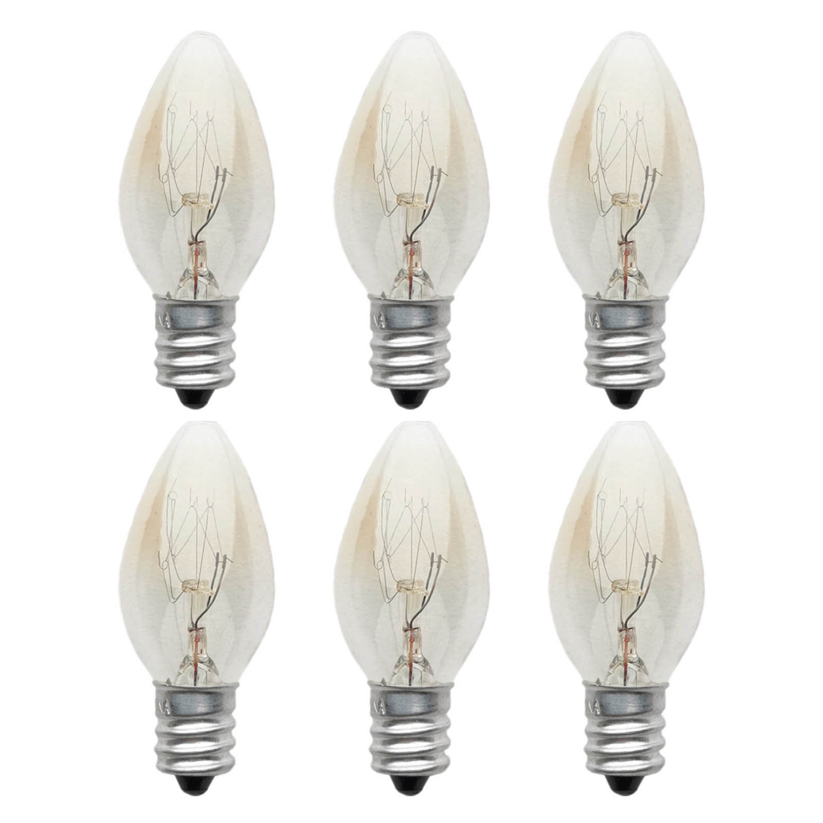 E12 bulb 220V-240V 10W E12 aluminum small screw salt lamp aroma lamp incandescent tungsten filament night light bulb