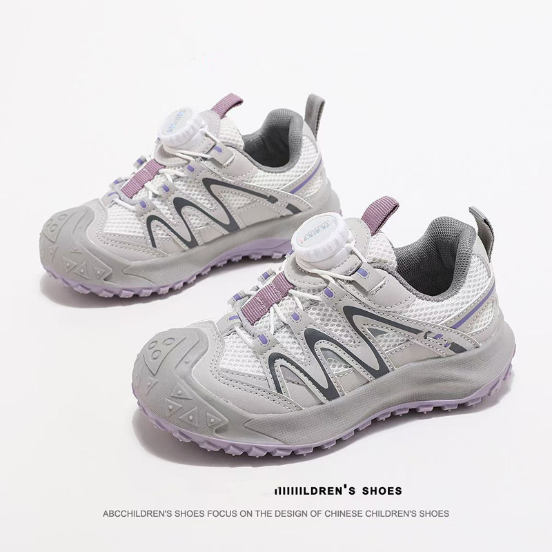Children's shoes, girls' sports shoes, autumn non-slip mesh shoes, 2025 new lightweight children's running shoes