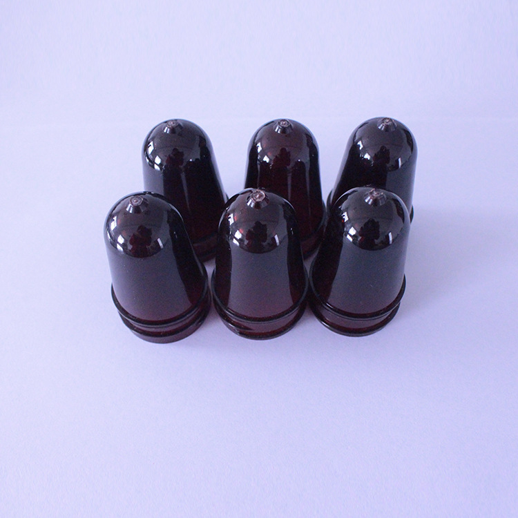 Brown wide-mouth bottle embryo manufacturers supply multi-specification PET bottle embryo transparent plastic blister universal packaging bottle blank