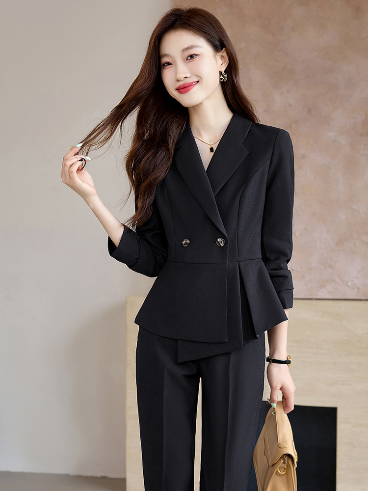 Picture of High-end Suit Jacket Women's Autumn Thick Winter High-end Business Wear Interview Dress Suit suit Work Clothes