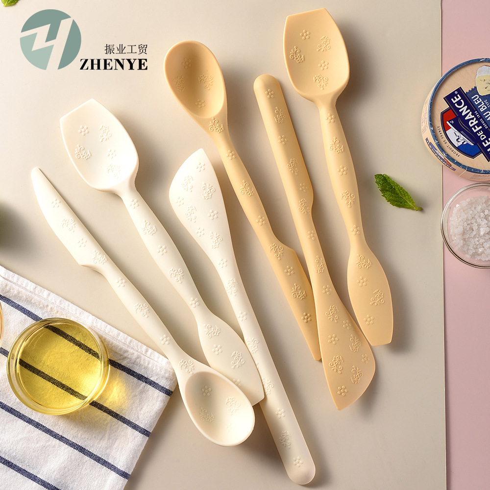 Picture of Cross-Border Hot Selling Silicone Double-Headed Scraper Baking Tool Bread Jam Scraper Cake Special Scraper Patula