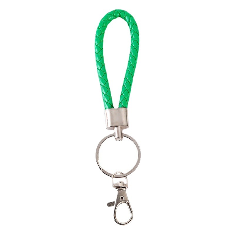 Carefully Selected Cross-Border Leather Rope Keychain Pendant Car Keychain Pendant Metal Accessories Jewelry Small Gifts Wholesale
