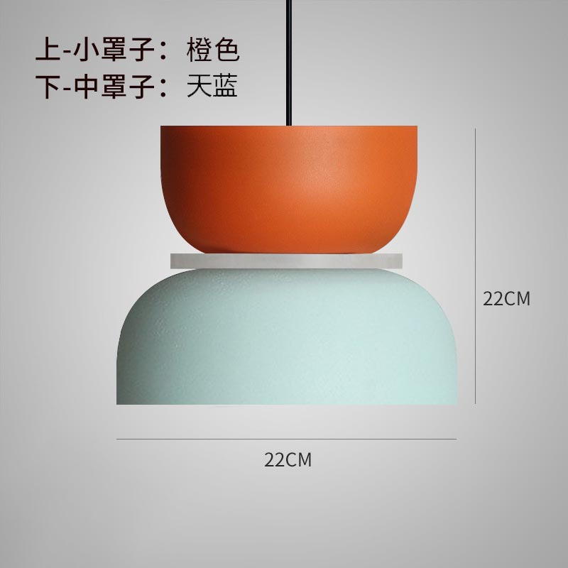 Picture of Source Cross-Border Direct Sales Simple Nordic Restaurant Lamp High-End Living Room Chandelier Macaron Acrylic Chandelier