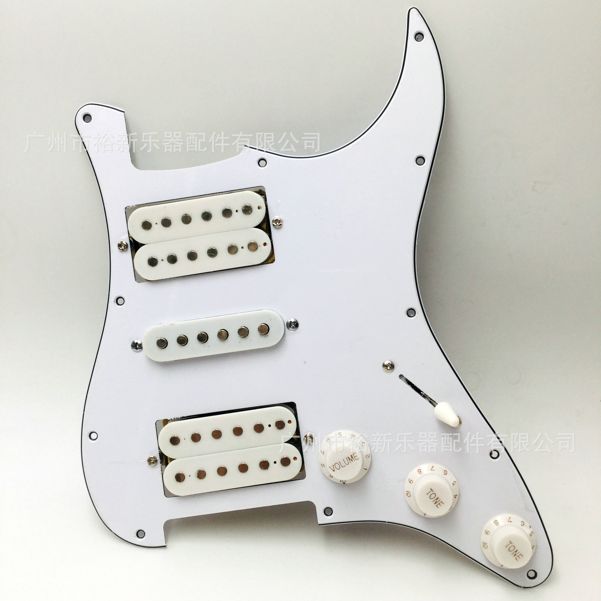 Electric Guitar Guard STSQ Electric Guitar Double Single and Double Sides with Pickup Line to a Full Set of White Panels
