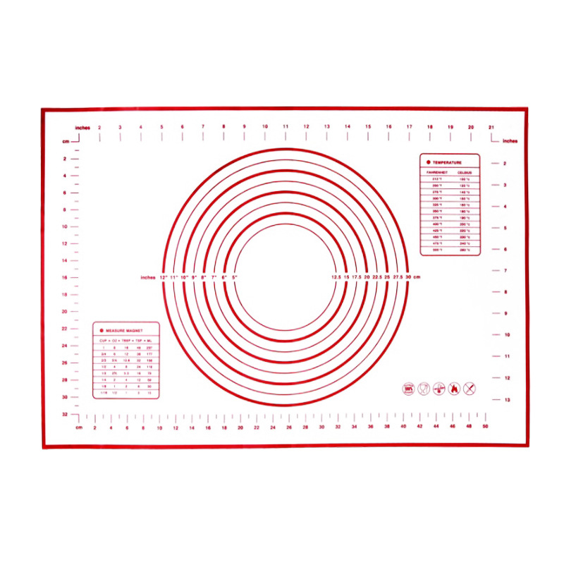 Picture of Amazon best selling non-slip rolling surface and surface board pad baking tools 60*40 platinum silicone pad kneading pad