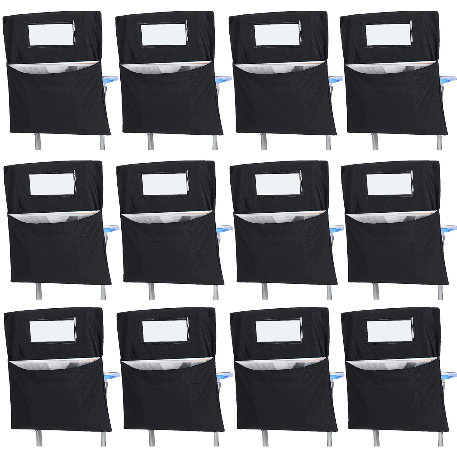 Amazon Temu New Product Classroom Supplies Student Books Pencil Sundry Organizer Chair Storage Bag Chair Back Hanging Bag