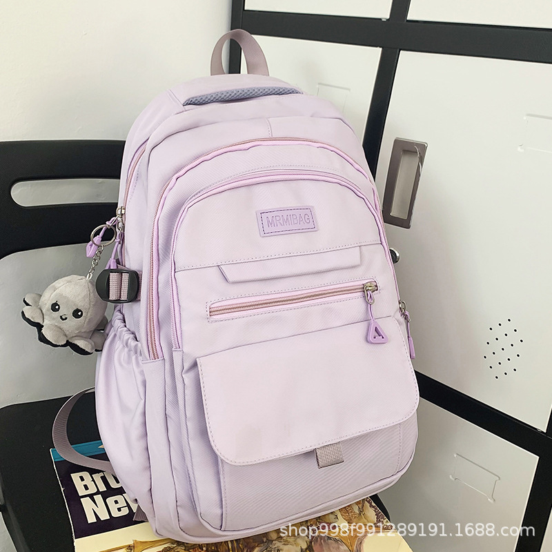 Picture of Schoolbags Men's College Student Backpacks Middle School Students Junior High School Students Ins High Quality Wholesale Custom Primary School Student Backpacks