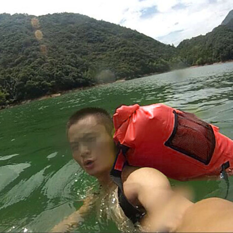 Picture of Outdoor waterproof bag waterproof bag diving backpack swimming drifting storage bag bucket bag factory