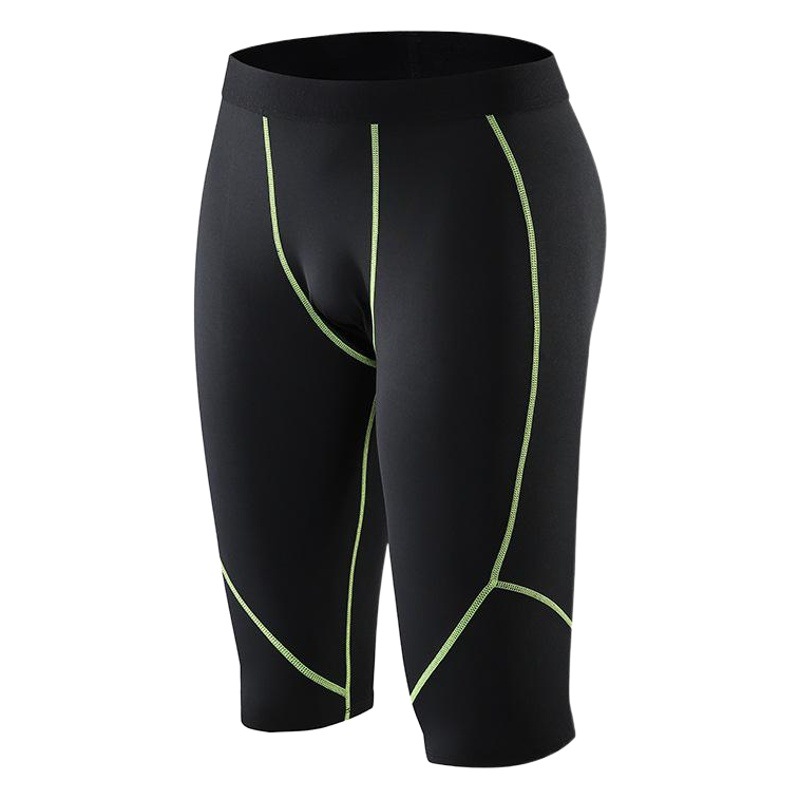 Amazon Sports Fitness Pants Basketball Training Five-Point Pants Running Compression Pants Elastic Quick-Drying Tights Men's Breathable