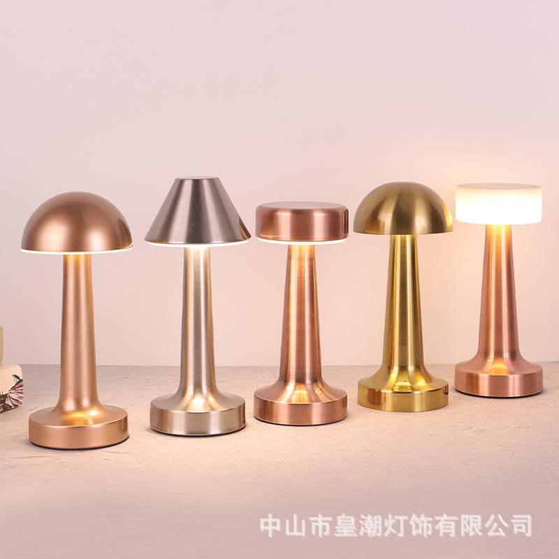 2024 New Qingba Desktop LED Light Luxury Nightlight Ornaments Restaurant Atmosphere Light Ornaments Tri-color Stepless Dimming