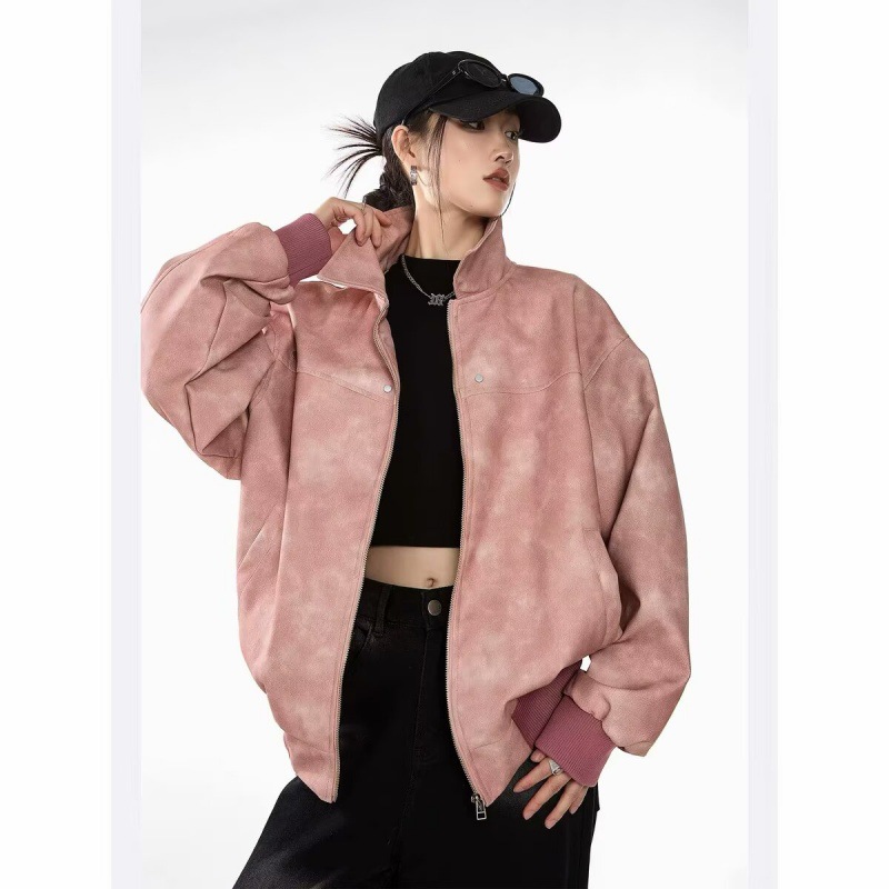 2024 American Style High Street Design Niche Lapel Jacket for Men and Women Retro Loose All-match Fashionable Casual Jacket