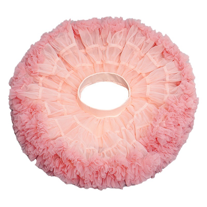 High quality 2 generation children TUTU skirt full mesh wide waist puffy princess skirt foreign trade cross-border a generation of hair