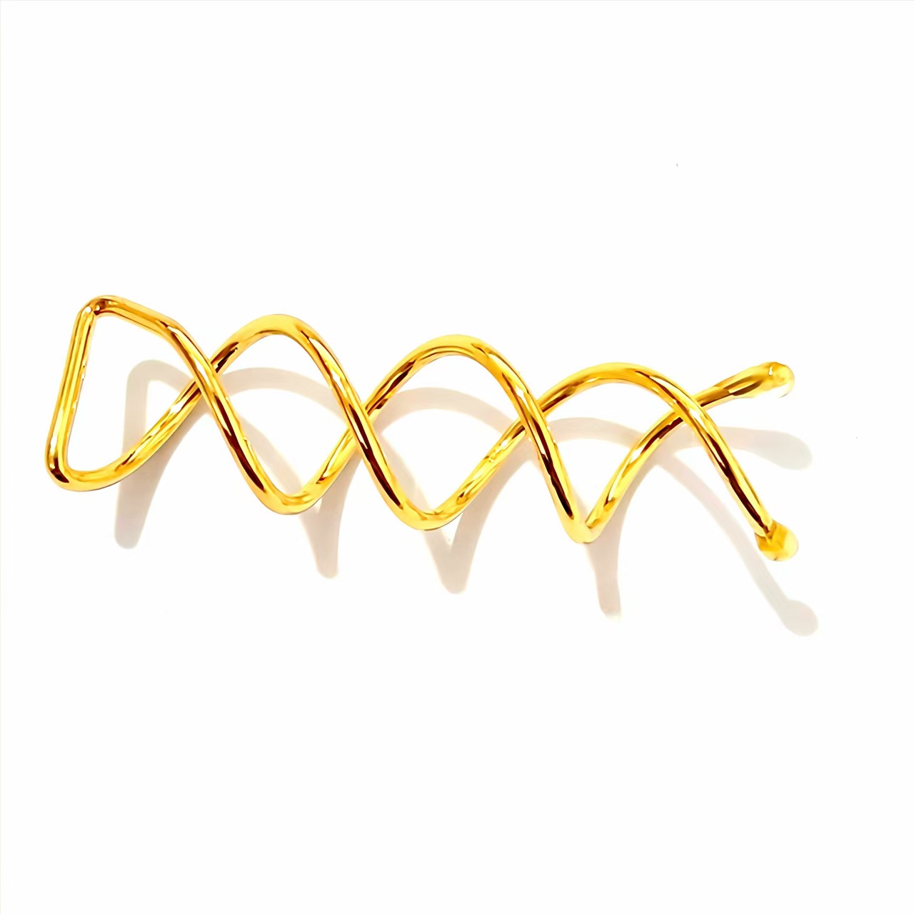 Picture of Korea's New Metal Spiral Hairpin Rotating Styling Hairpin Female Hairdresser Special Tools Wholesale