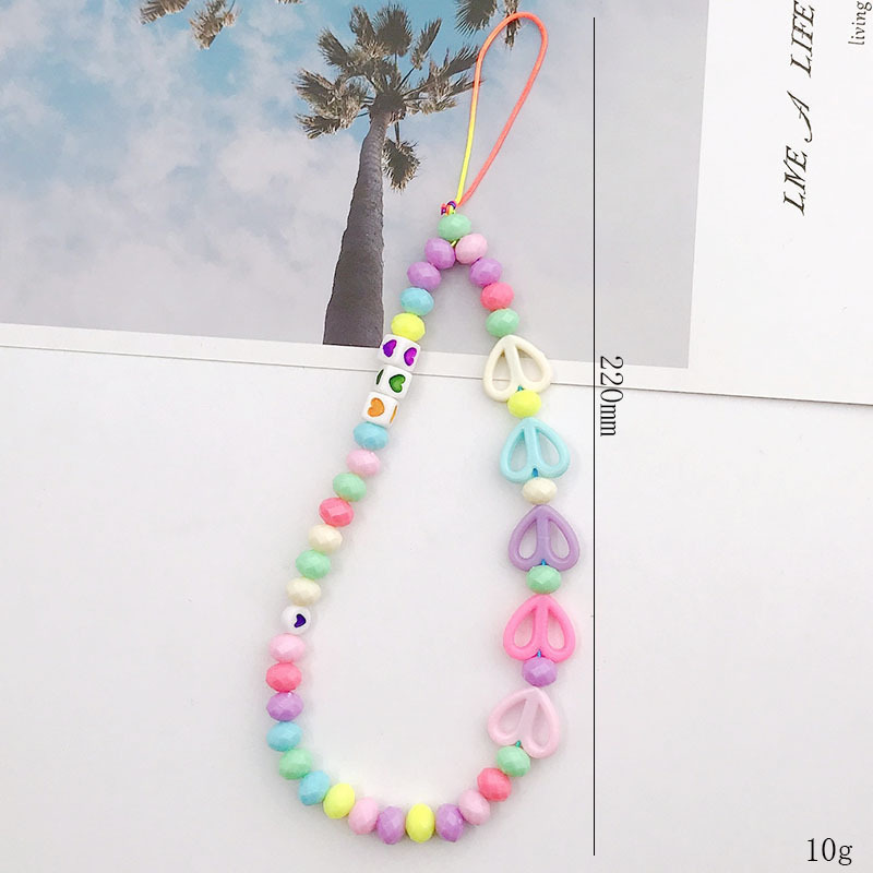 Picture of New soft pottery fruit series mobile phone chain diy mobile phone case acrylic five-pointed star mobile phone chain collection trend