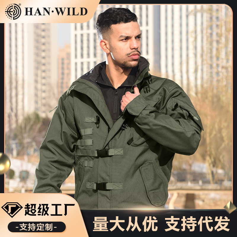 Mark1 Generation Agent Tactical Jacket for Men, Windproof, Scratch-Resistant, Wear-Resistant, Water-Repellent, Motorcycle Hardshell Jacket Wholesale
