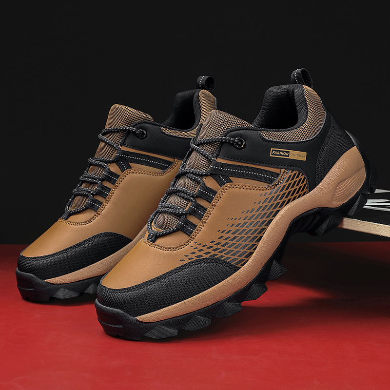 Cross-border plus size Hiking Shoes Men's Outdoor Lightweight Low-top Hiking Shoes Mountain Climbing Travel Shoes Hiking Shoes